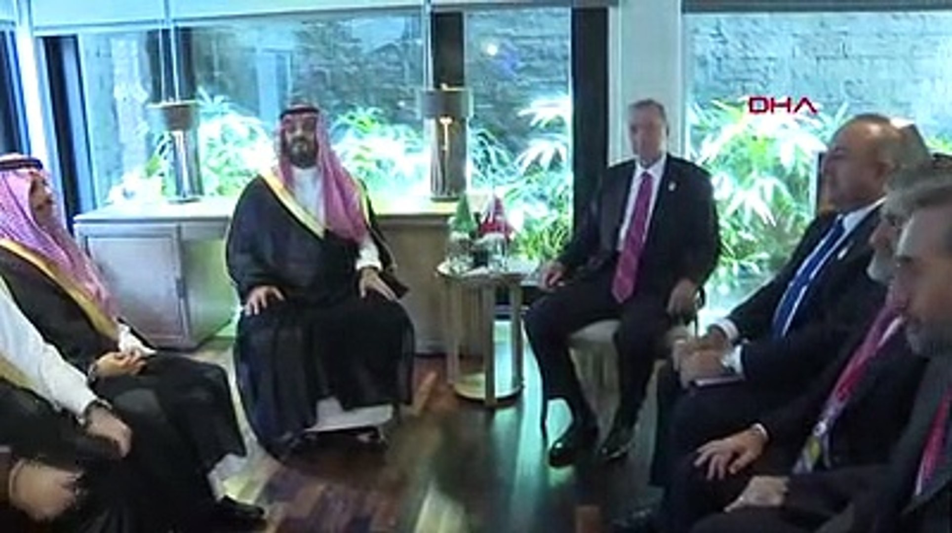 Erdoğan, Suudi Prens Selman ile görüştü