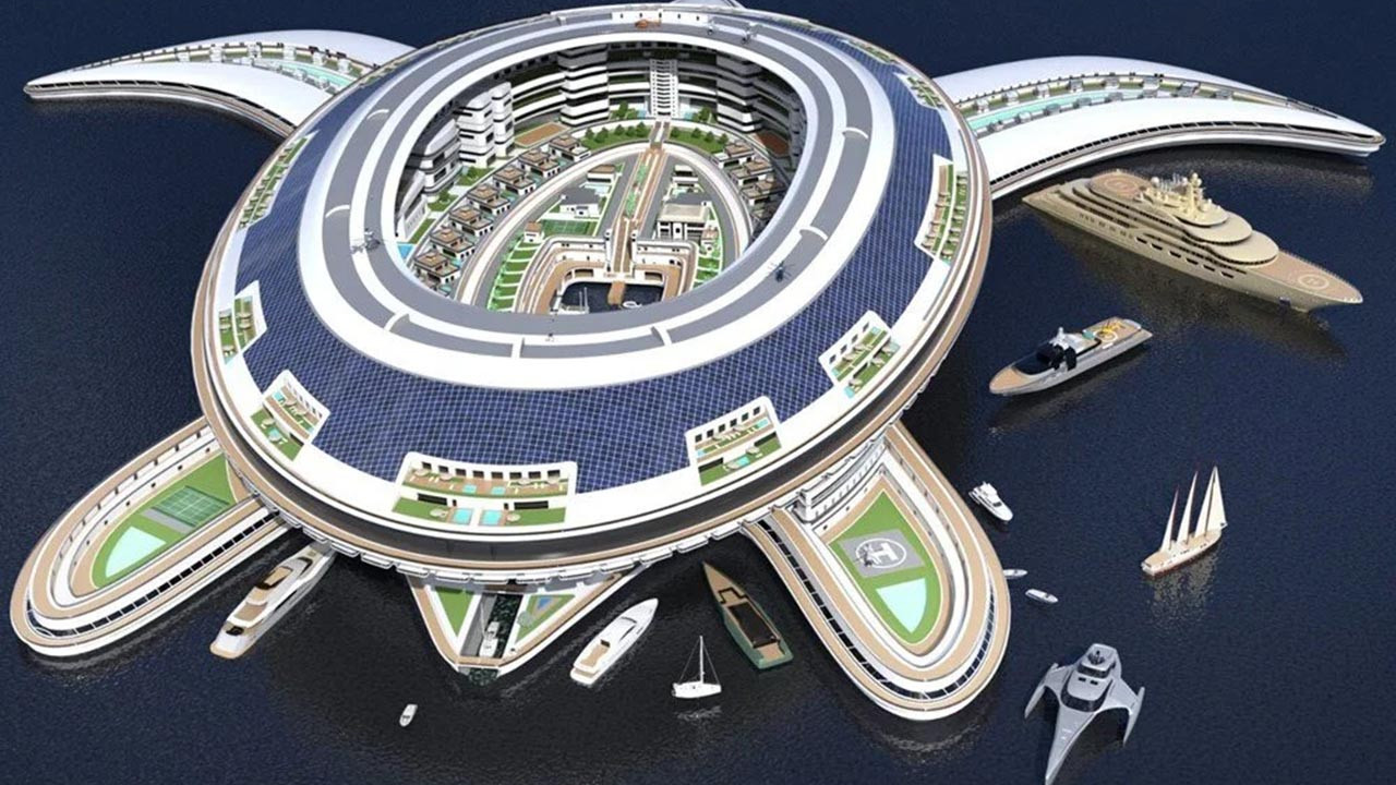 8 milyar dolarlık çılgın proje: Dünyanın en büyük ''yüzen şehri'' inşa ediliyor
