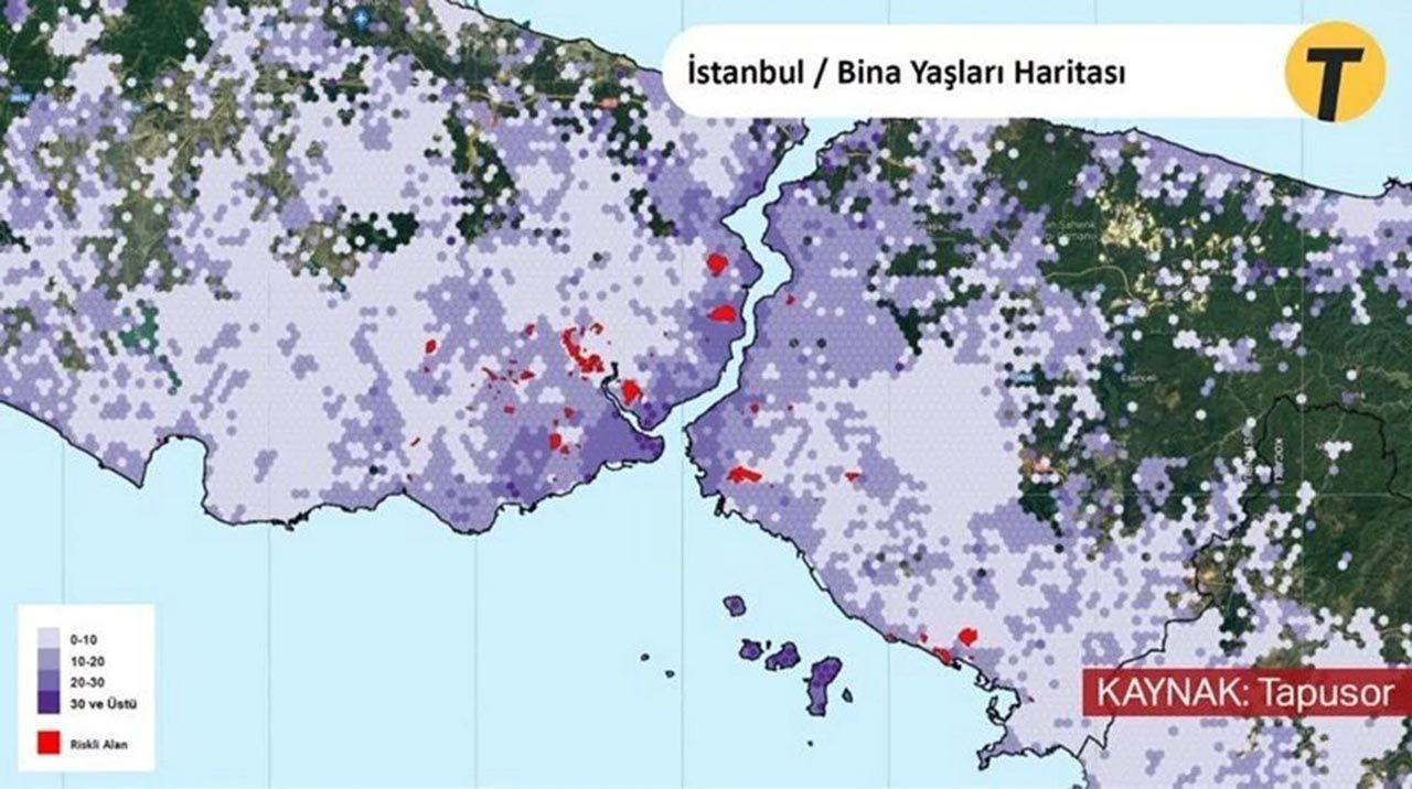 İstanbul'un bina yaşı haritası çıkarıldı: İşte en riskli ilçeler - Resim: 9