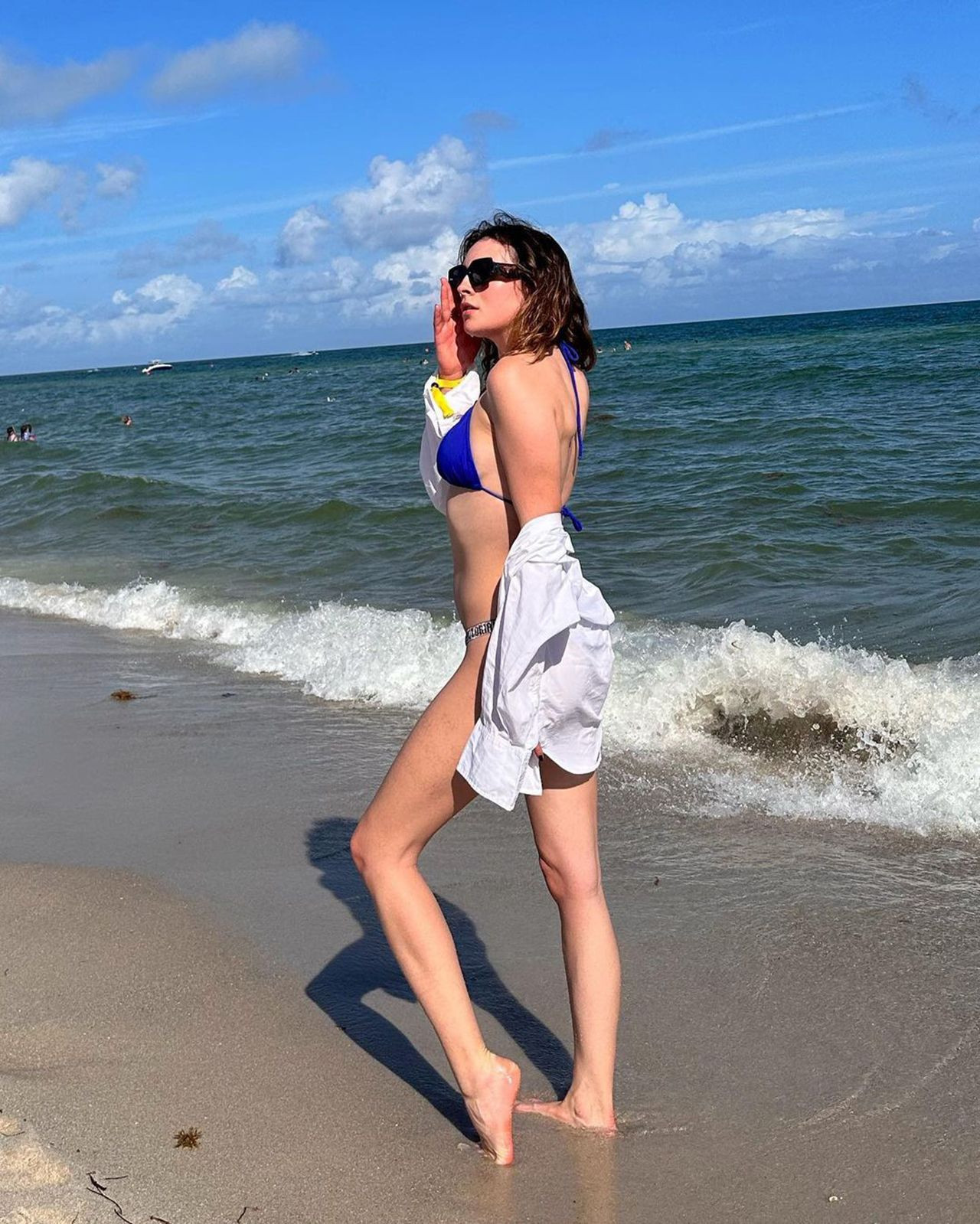 Melis Sezen Miami sahilinde kış günü yazı getirdi! - Resim: 7