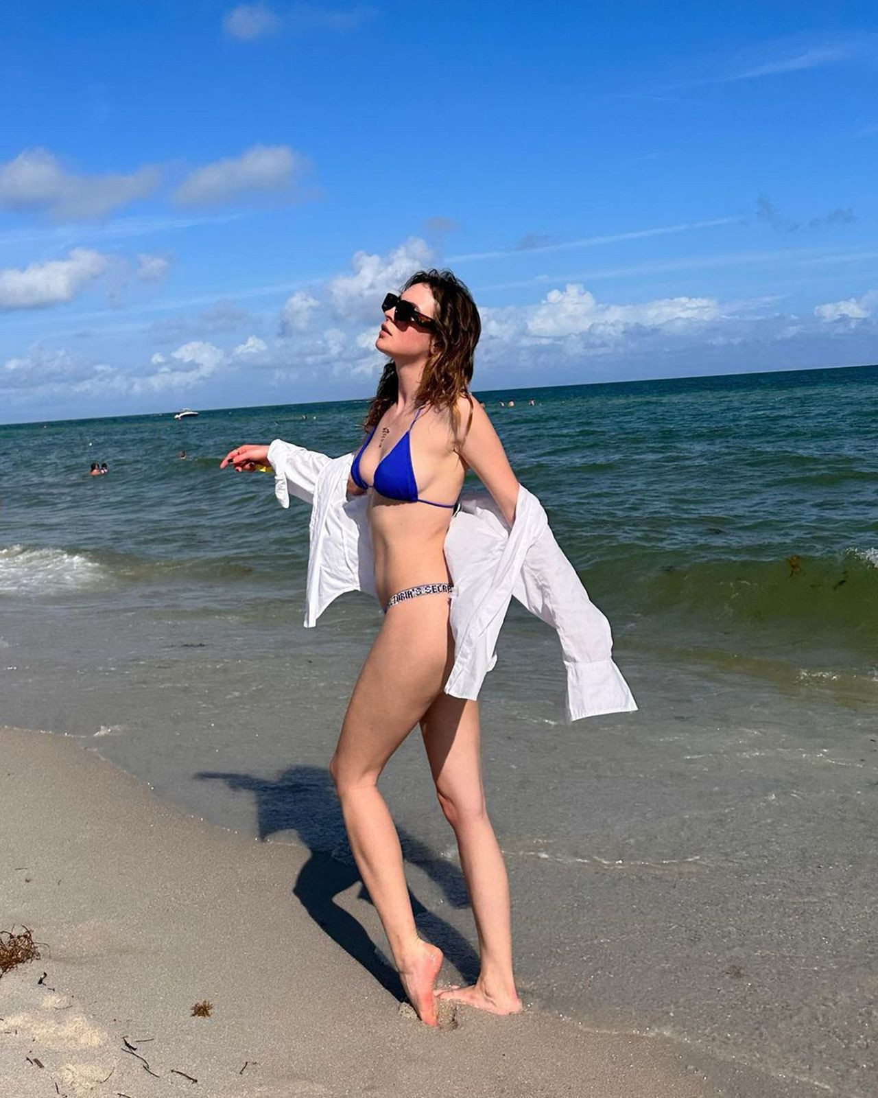 Melis Sezen Miami sahilinde kış günü yazı getirdi! - Resim: 5