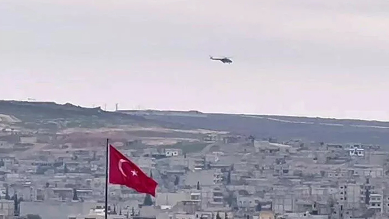 Suriye sınırında dikkat çeken hareketlilik! Rus helikopterleri havalandı