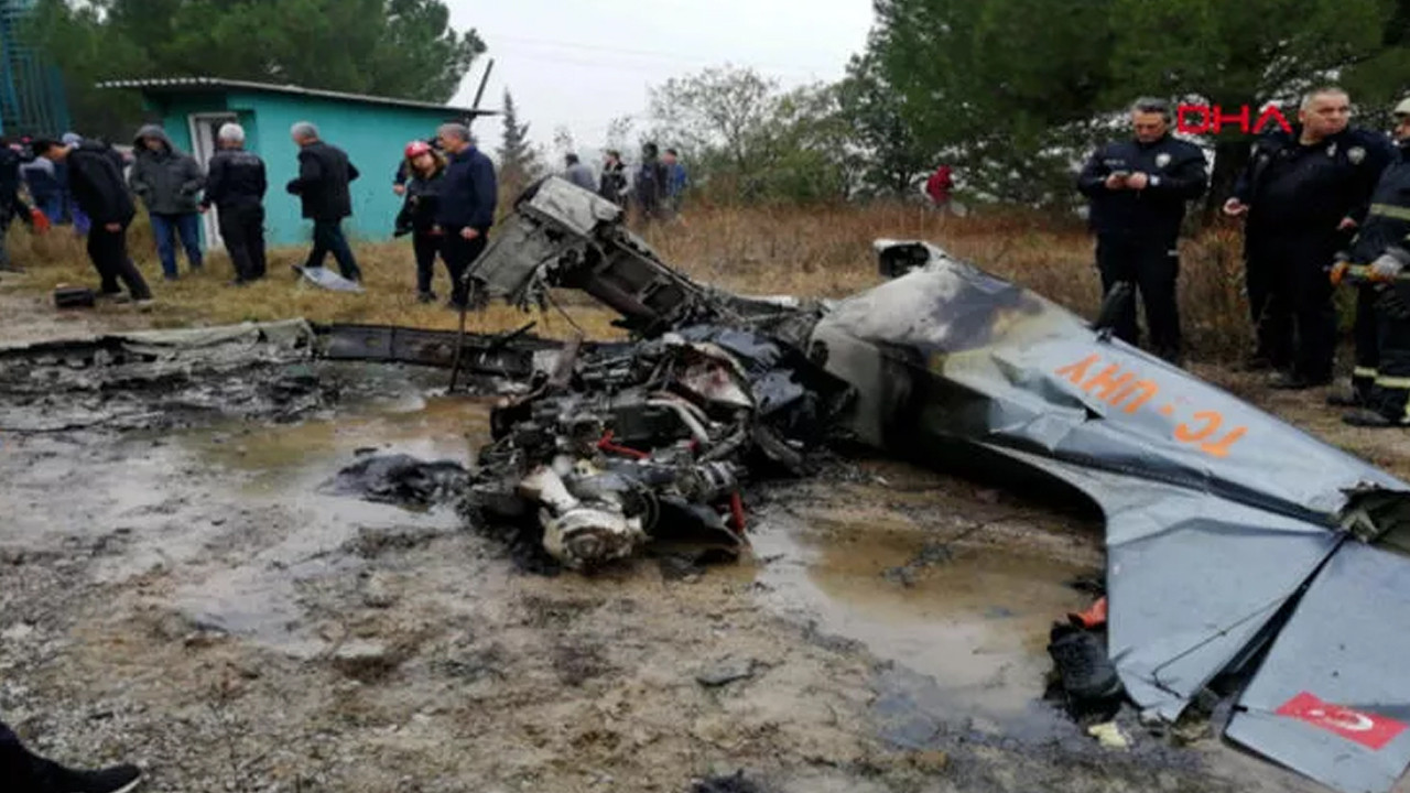 Bursa'da uçak düştü: 2 ölü