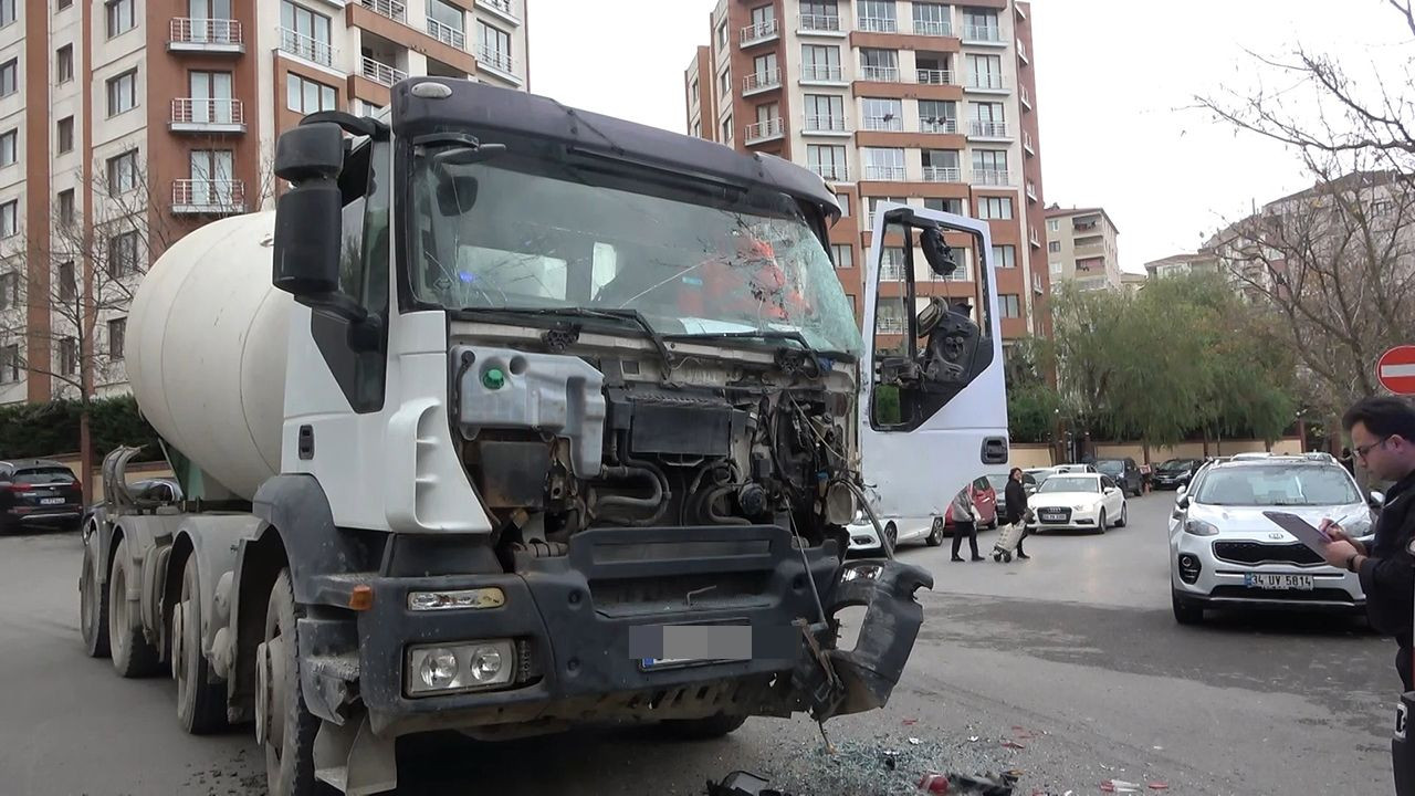 İstanbul'da ''tam gaz'' beton mikseri dehşeti kamerada! Çok sayıda yaralı var - Resim: 2