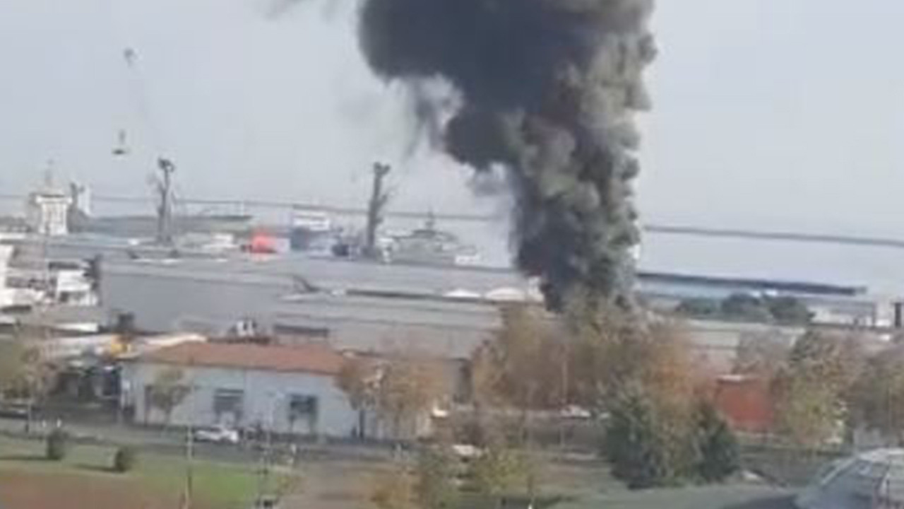 Samsun Limanı'nda korkutan patlama