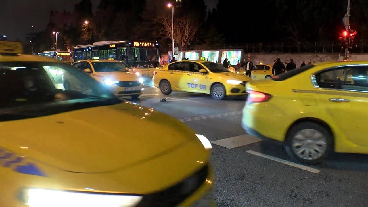 İstanbul'da taksi şoförleri eylem yaptı - Resim: 2