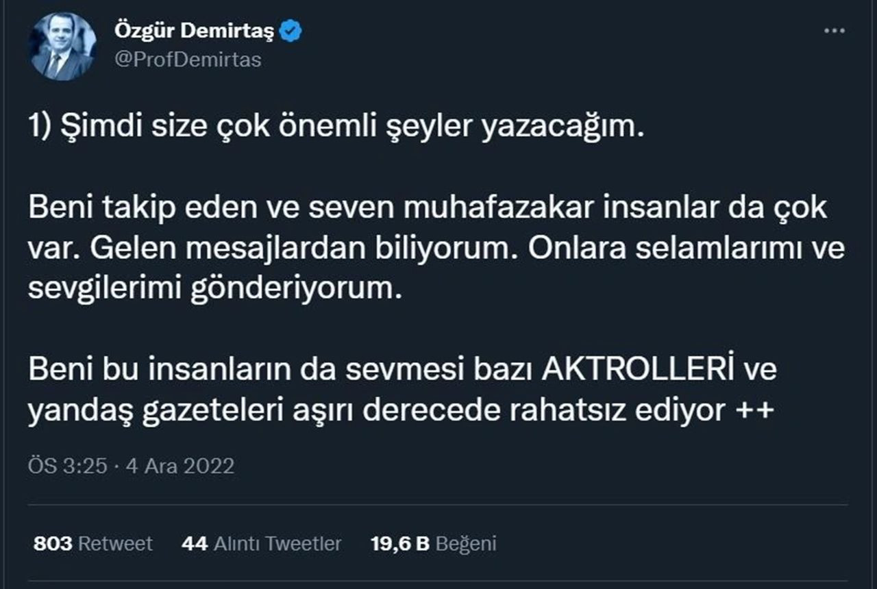 Prof. Dr. Özgür Demirtaş çileden çıktı: ''Yandaşlar, AK troller'' - Resim: 3