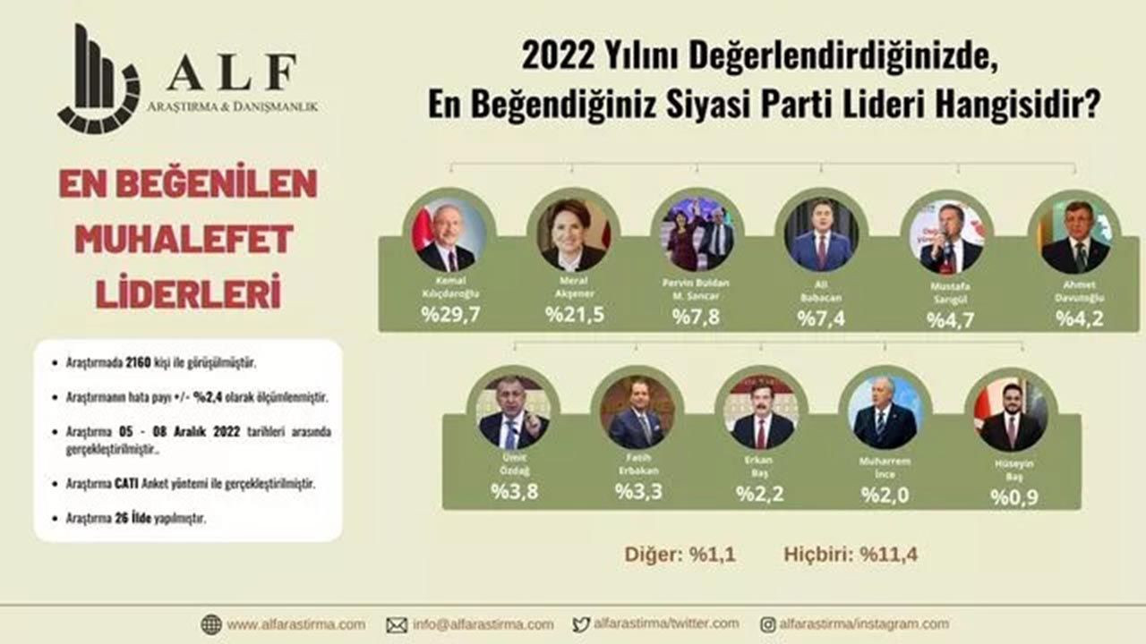 En beğenilen muhalif liderleri anketinin sonuçları açıklandı: İşte zirvedeki isim... - Resim: 11