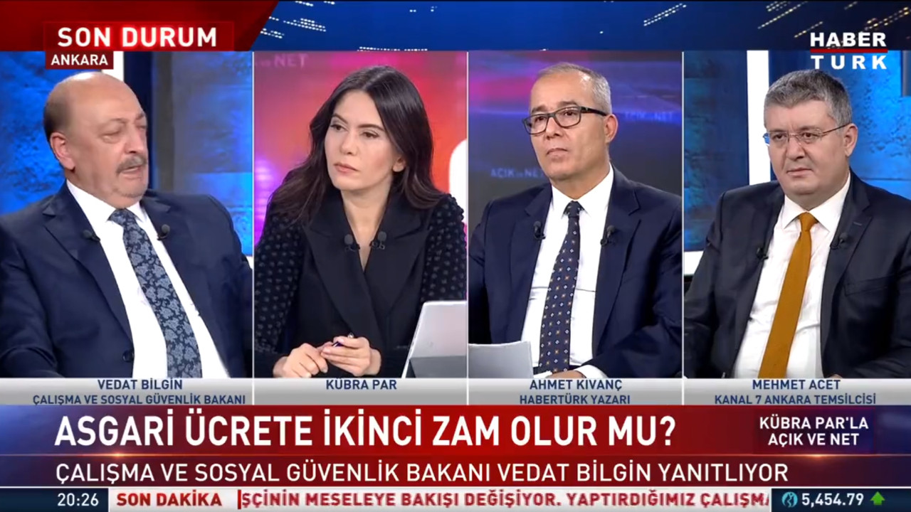 Bakan Bilgin asgari ücrete ara zam için tarih verdi