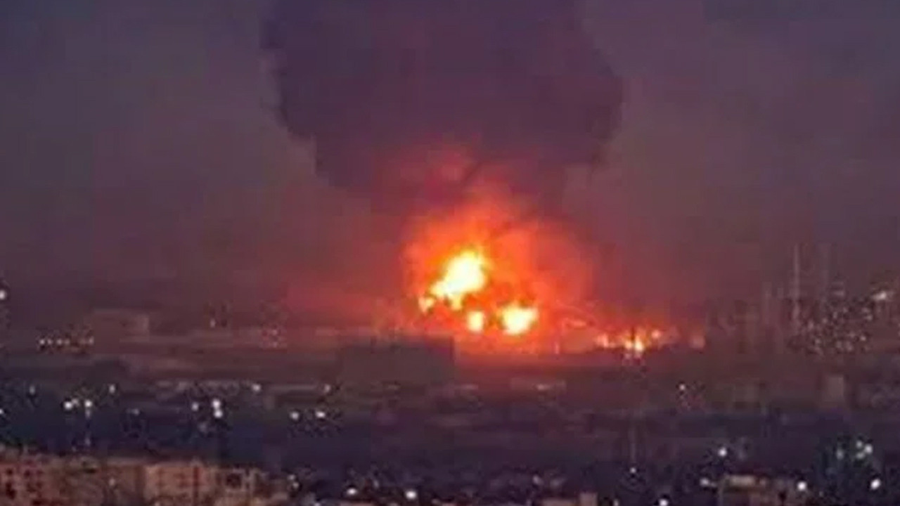 Irak'ta petrol rafinerisinde yangın
