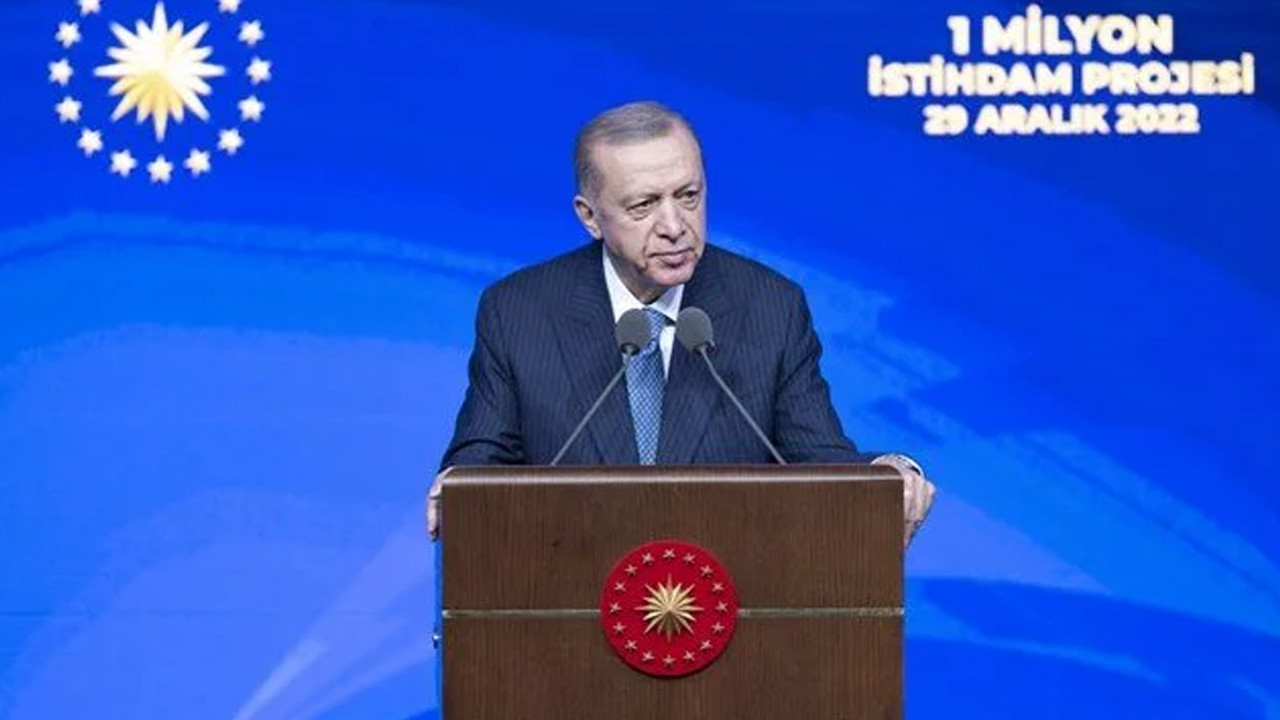 Erdoğan '1 Milyon İstihdam Projesi'nin detaylarını açıkladı