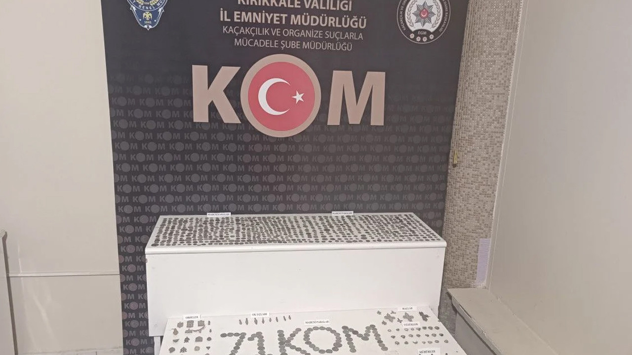 Kırıkkale'de 952 parça tarihi eser ele geçirildi
