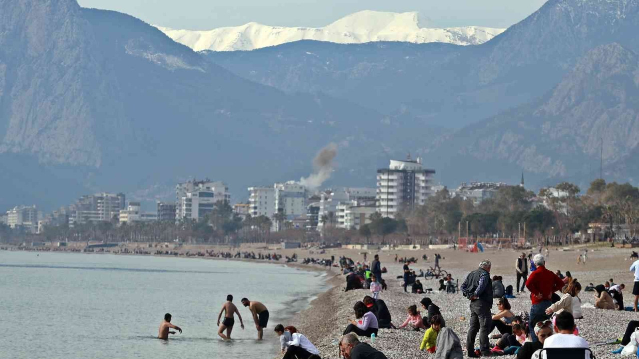 Antalya’da 92 yılın sıcaklık ortalaması rekoru