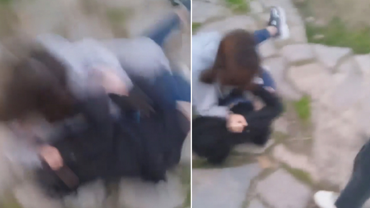 Yine akran zorbalığı! 16 yaşındaki kızı dövüp kameraya kaydettiler!