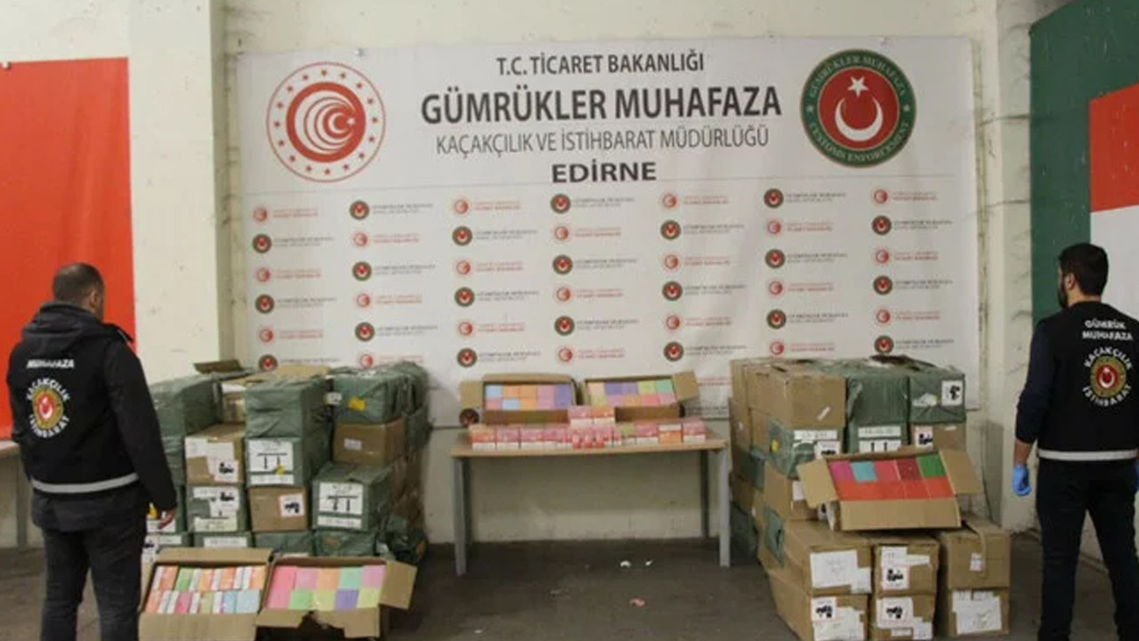 Değeri tam 9 milyon... 22 bin 800 kaçak elektronik sigara ele geçirildi