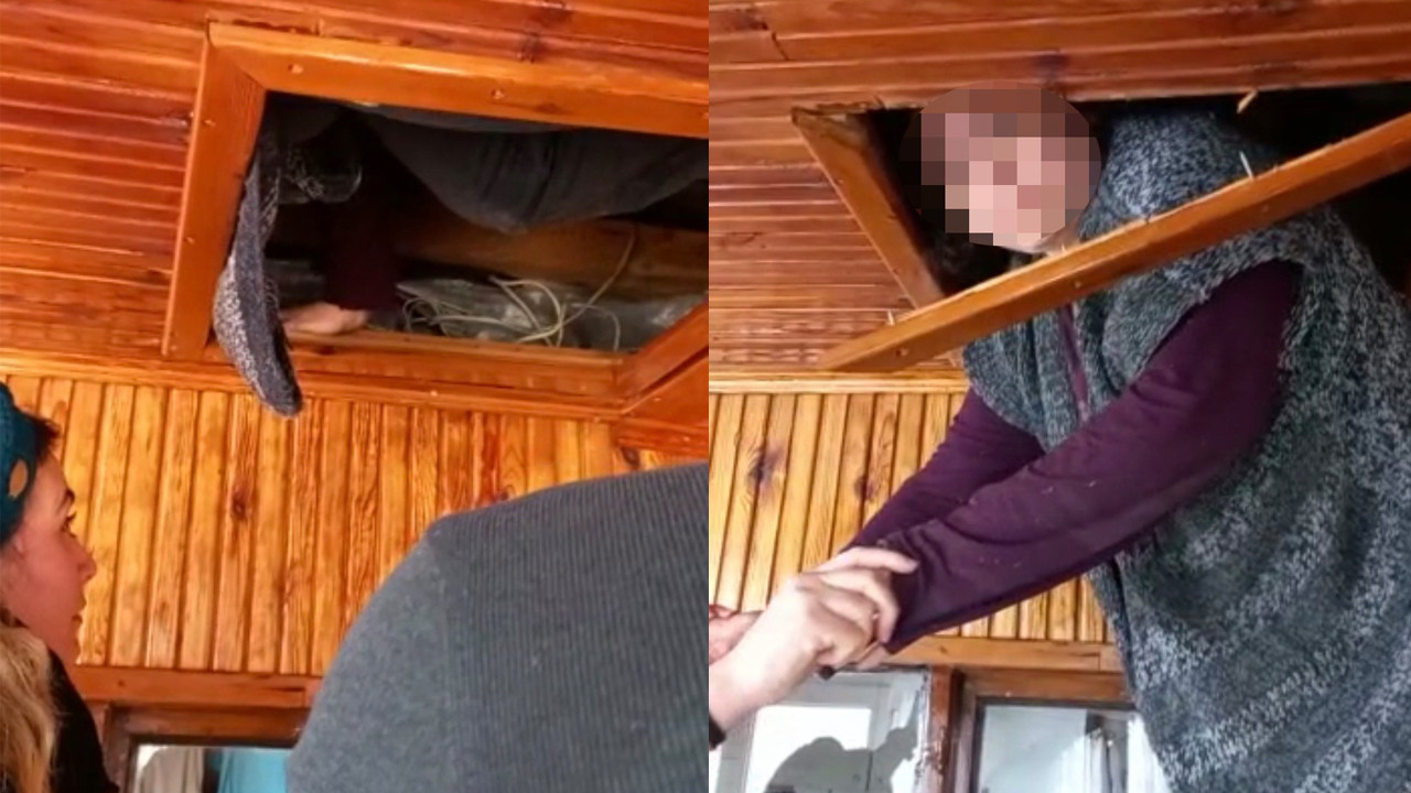Tavan arasından FETÖ firarisi çıktı
