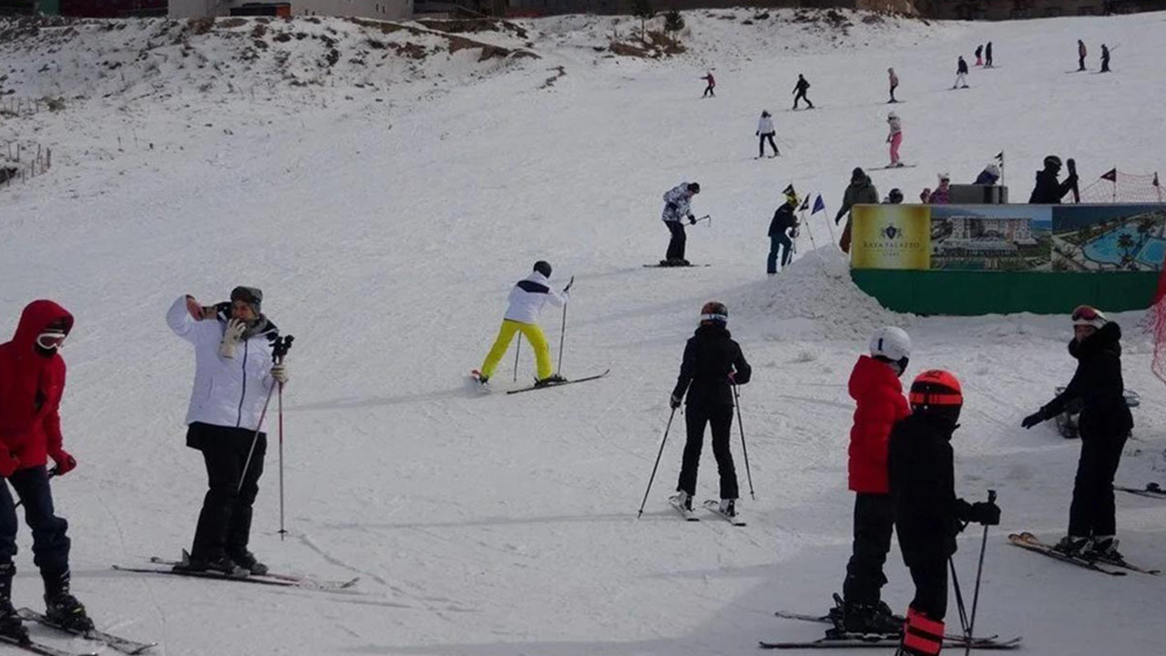 Kartalkaya Kayak Merkezi'nde 42 yıldır böylesi görülmedi