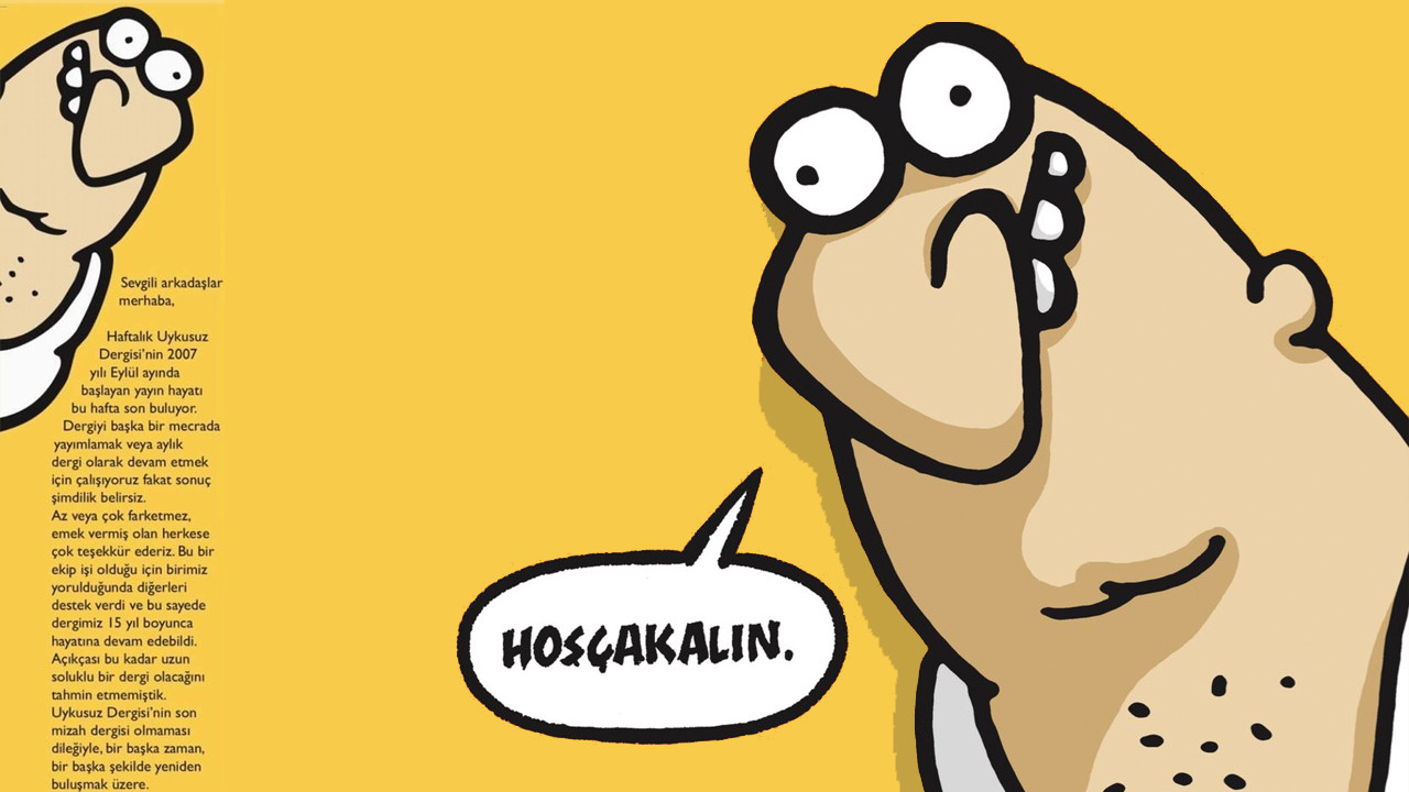 Uykusuz Dergisi veda etti: Hoşçakalın....