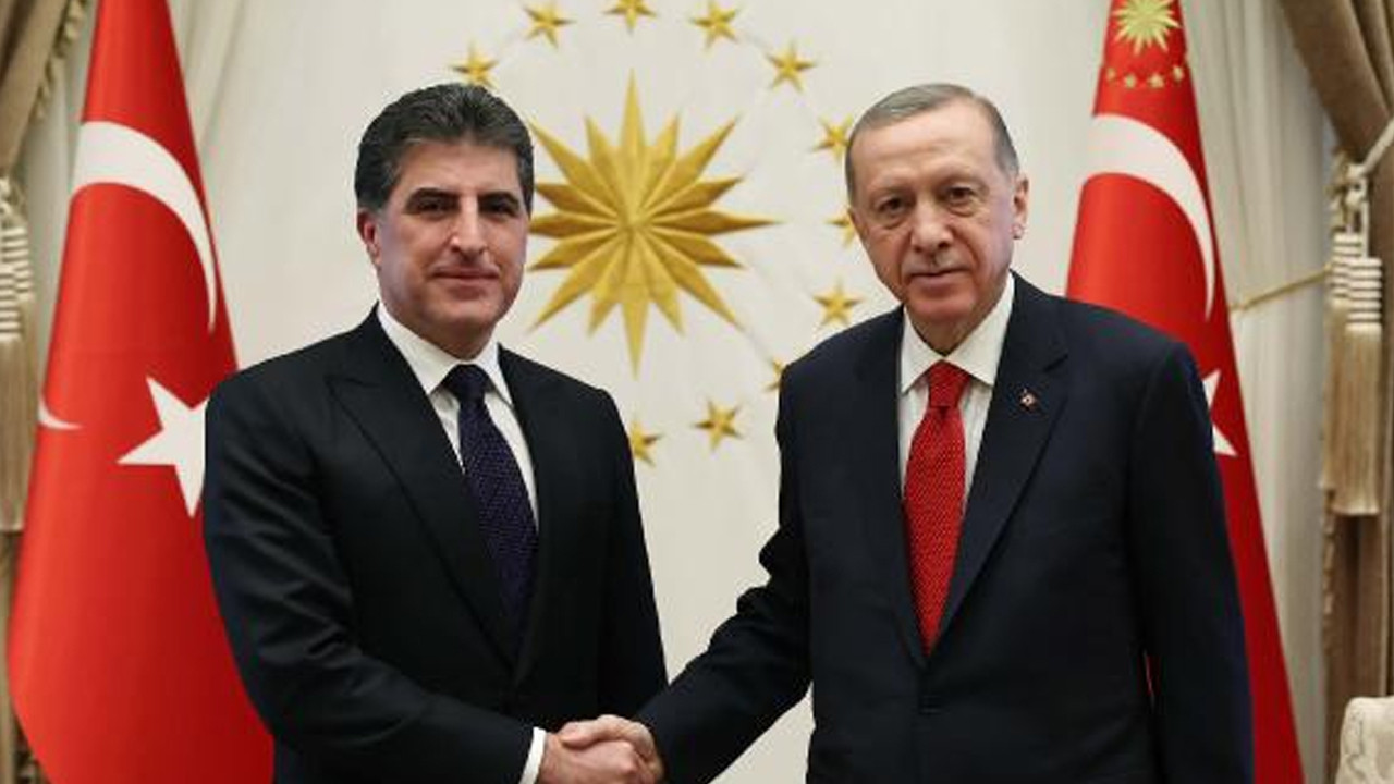 Cumhurbaşkanı Erdoğan, Barzani'yle görüştü