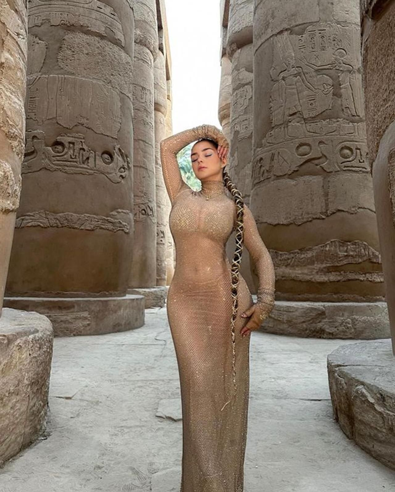 Ünlü model Demi Rose'un cesur pozları Mısır'ı ayağa kaldırdı - Resim: 1