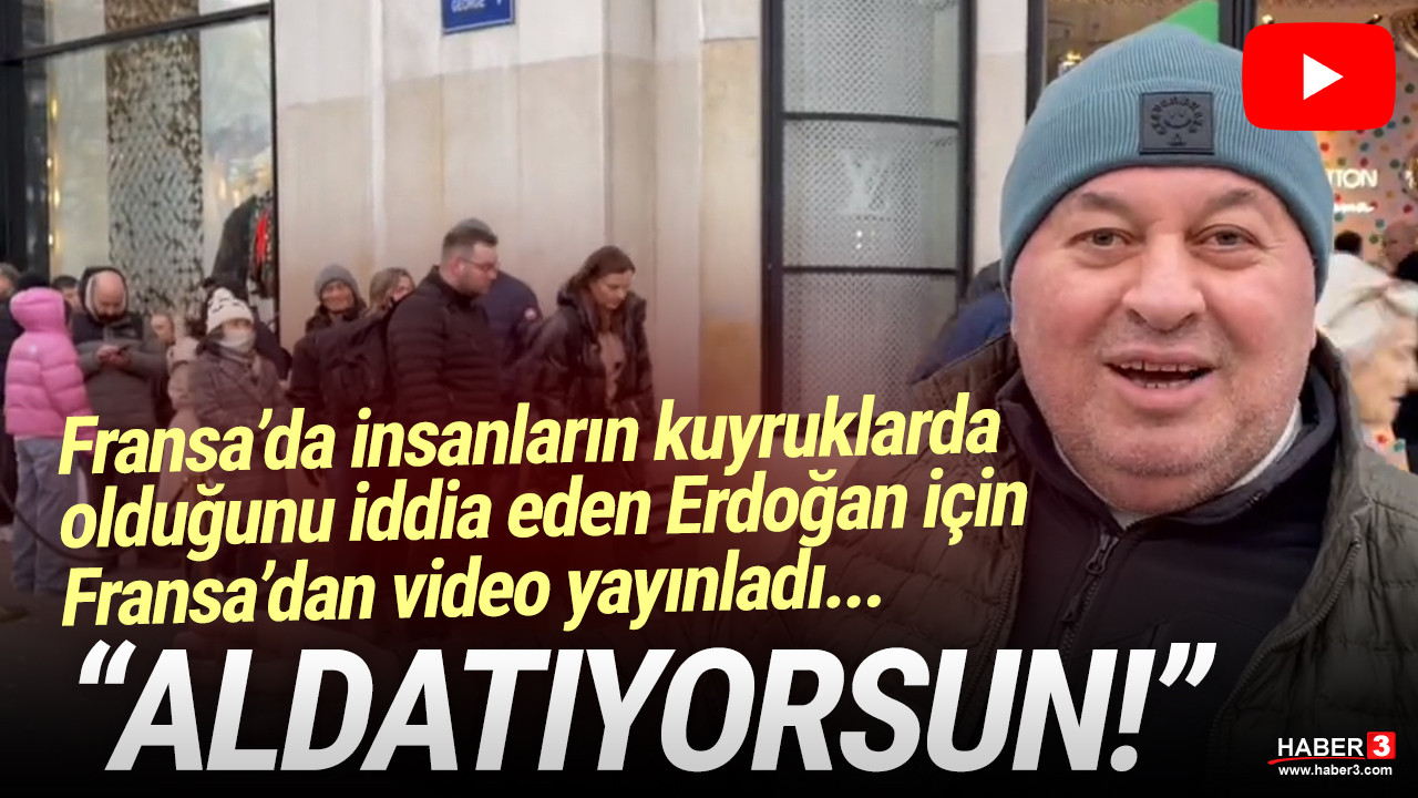 Erdoğan'a bu video ile ''aldatıyorsun'' dedi
