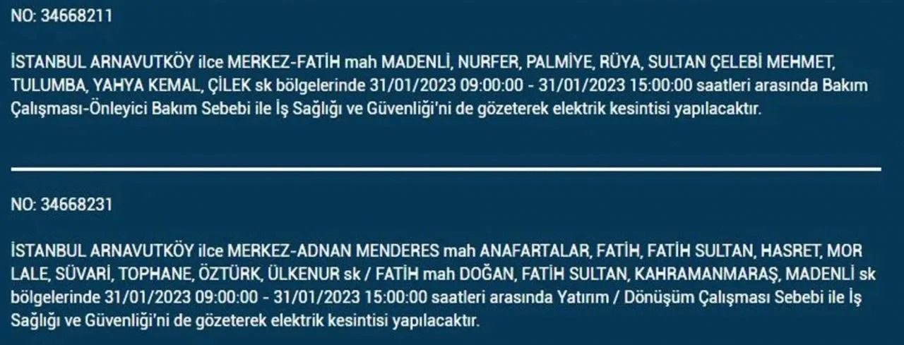 İstanbul'da büyük elektrik kesintisi! - Resim: 2
