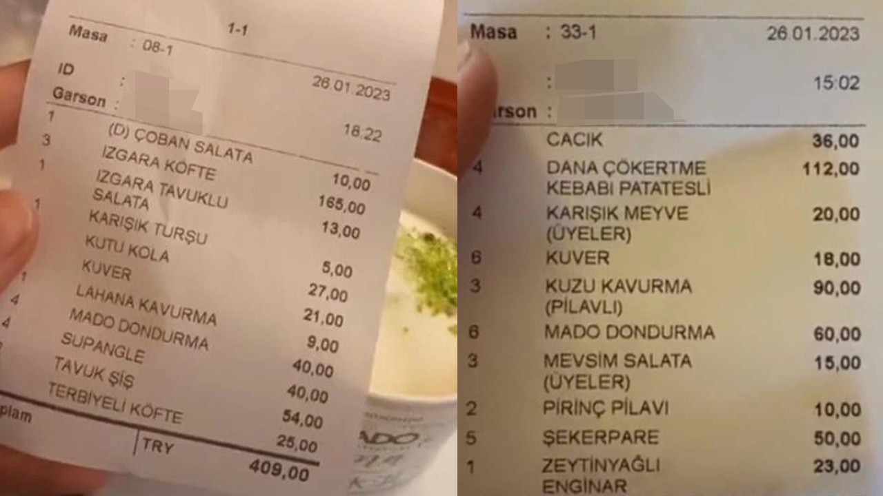 Meclis lokantasının fiyatlarını gören gözlerine inanamadı
