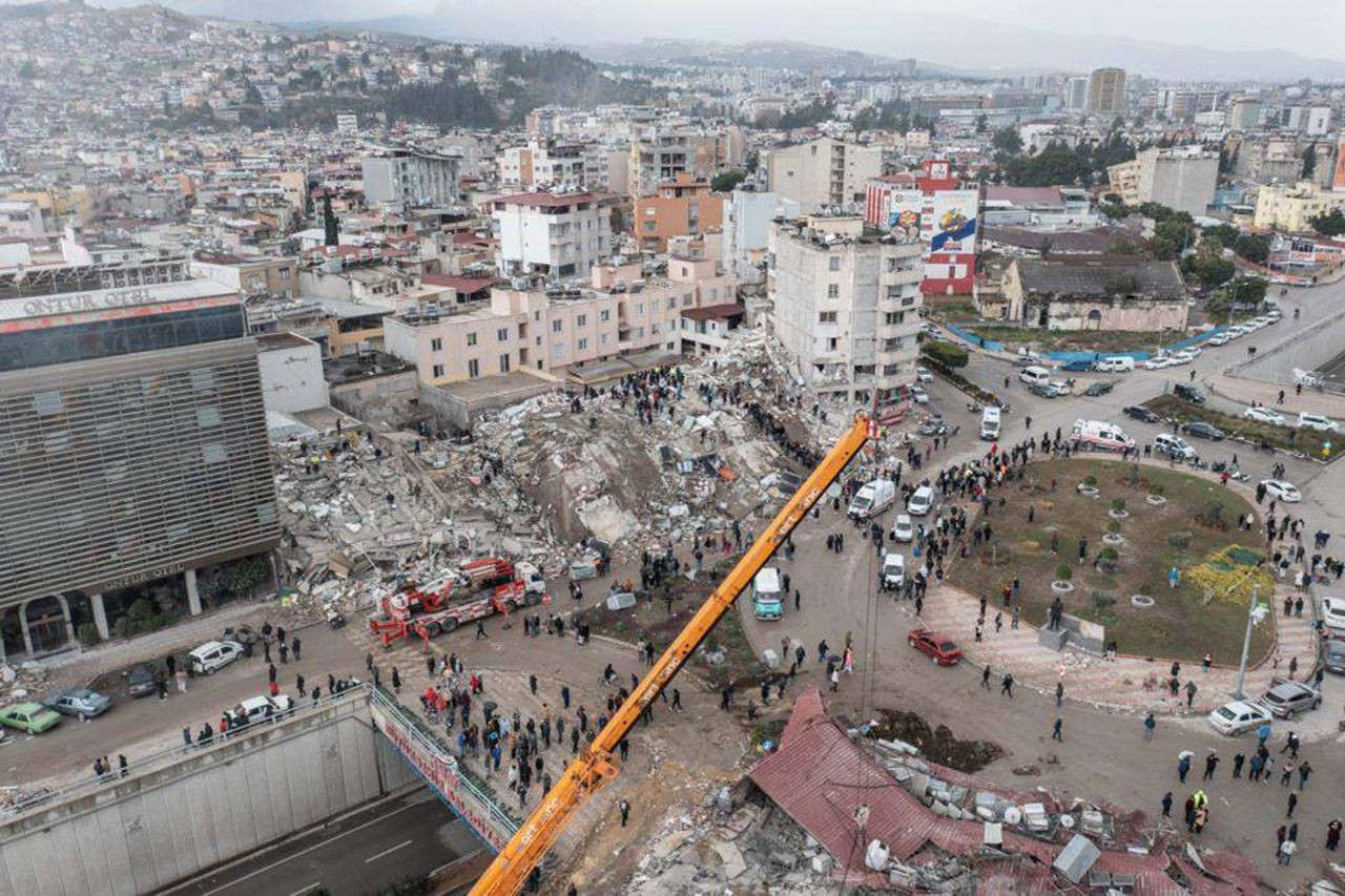 Depremin merkez üssü Kahramanmaraş havadan görüntülendi - Resim: 3