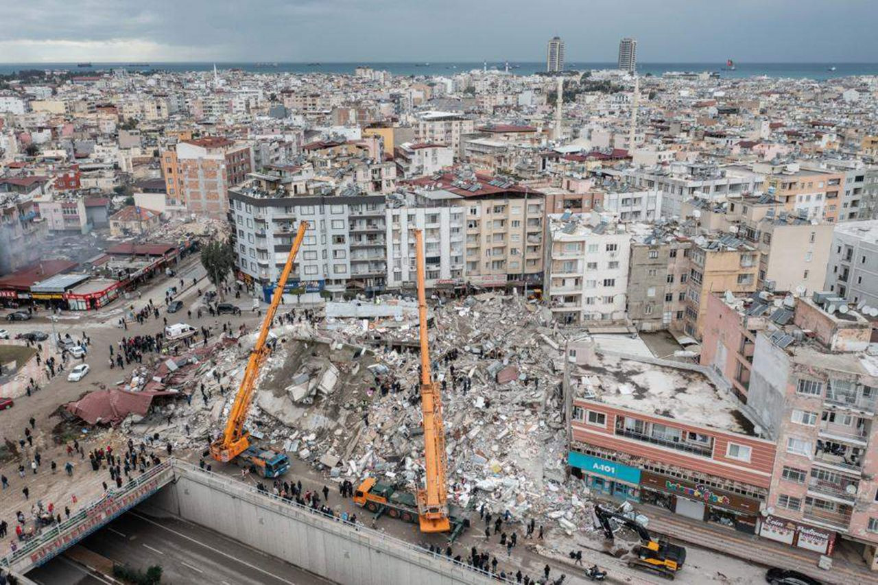 Depremin merkez üssü Kahramanmaraş havadan görüntülendi - Resim: 2