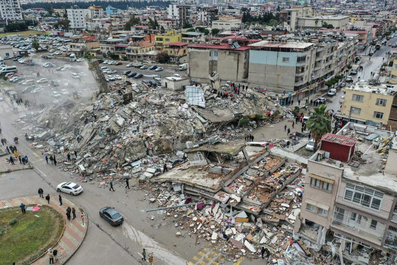 Depremin merkez üssü Kahramanmaraş havadan görüntülendi - Resim: 1