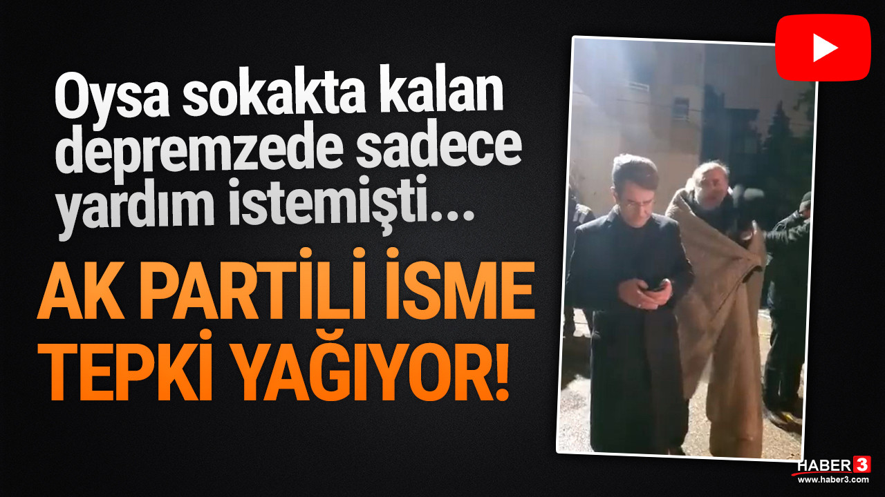 Depremzede yardım istemişti... AK Partili Canikli'ye tepki yağıyor!