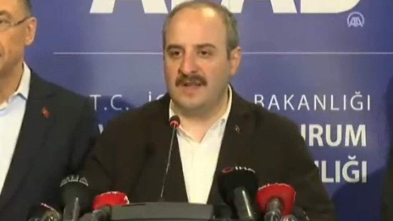 Bakan Varank'tan deprem açıklaması: ''Türkiye'nin üreten bir ülke olduğunu gördük''