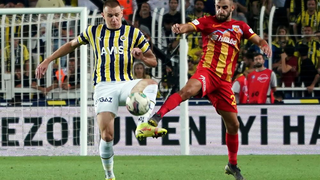 Kayserispor-Fenerbahçe maçının tarihi belli oldu