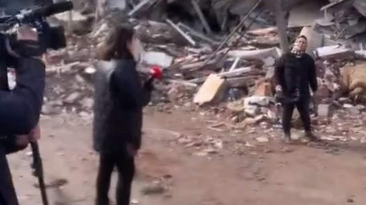 Depremzede kadın isyan etti: ''Neredesin ATV, Tayyip seni izliyor!''