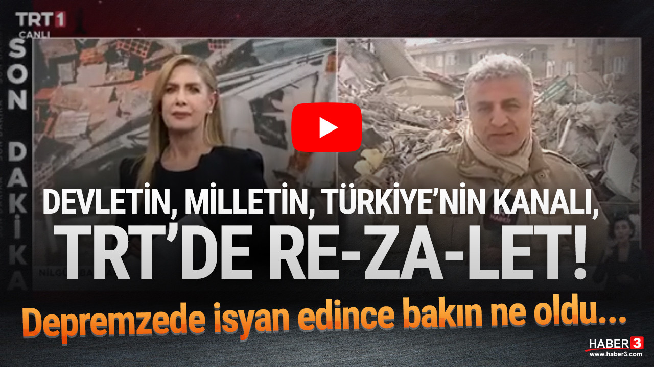 TRT'den skandal yayın, depremzedeyi böyle susturdular