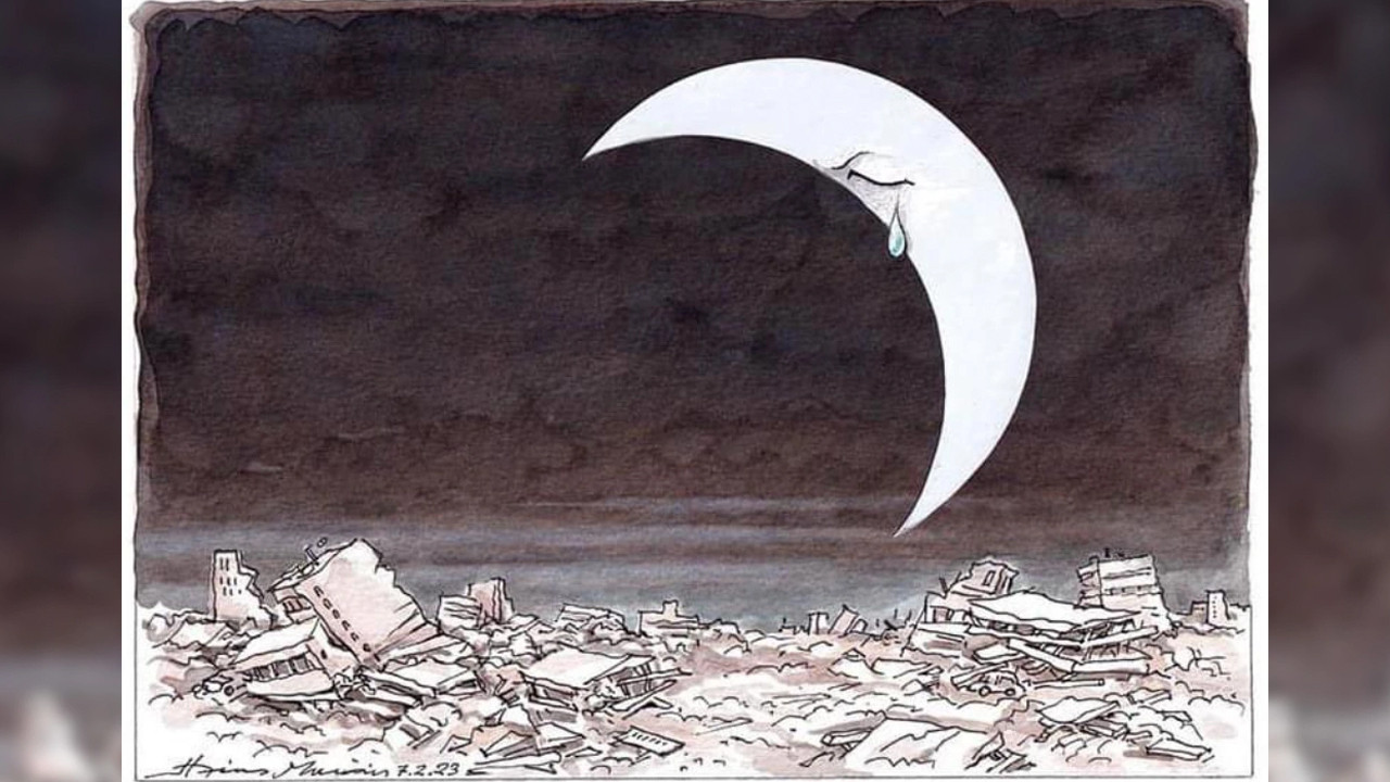 Yunanistan'dan Türkiye için bir anlamlı karikatür daha