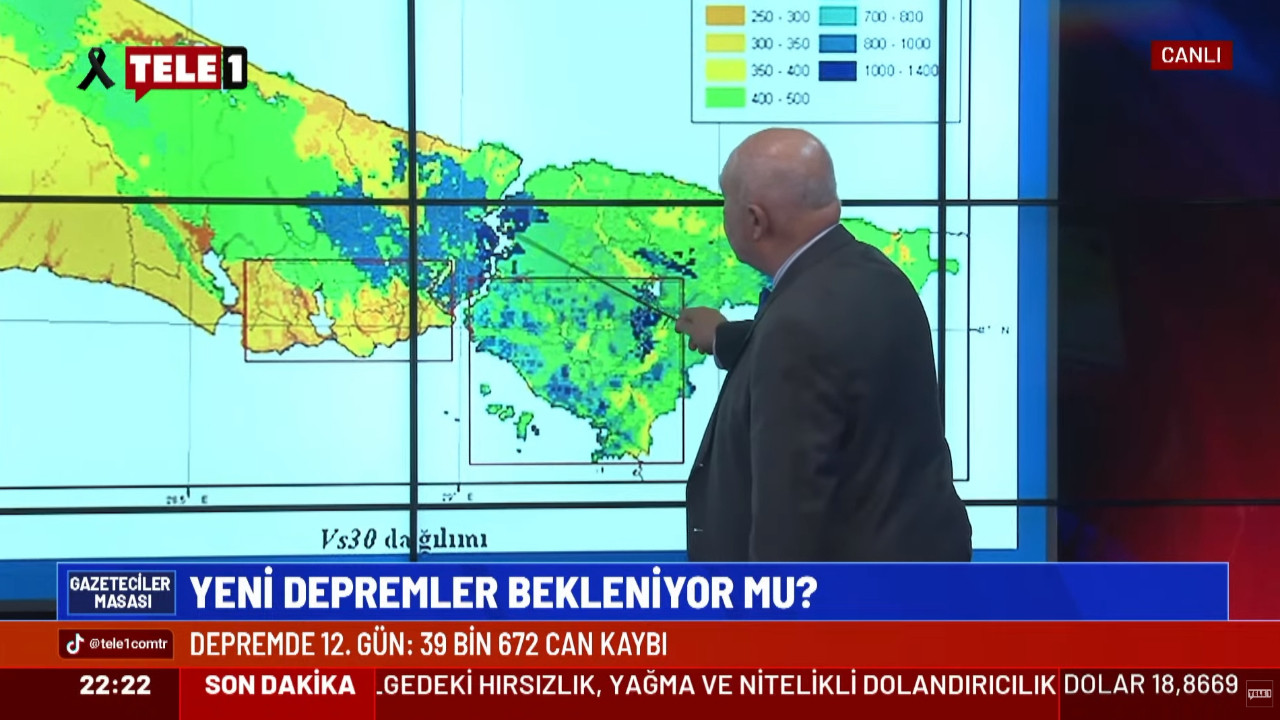 Prof. Dr. Övgün Ahmet Ercan İstanbul’un risk haritasını çıkarttı