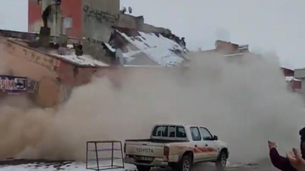 7.6'lık depremin merkezi Elbistan'da binalar böyle yıkıldı