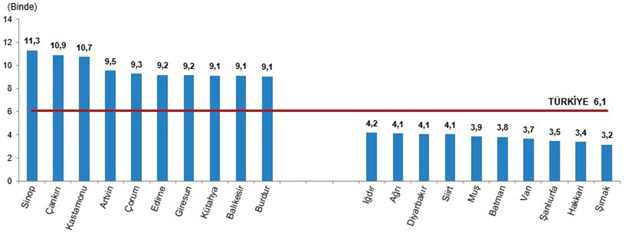 TÜİK 2020 yılı Ölüm ve Ölüm Nedeni İstatistikleri