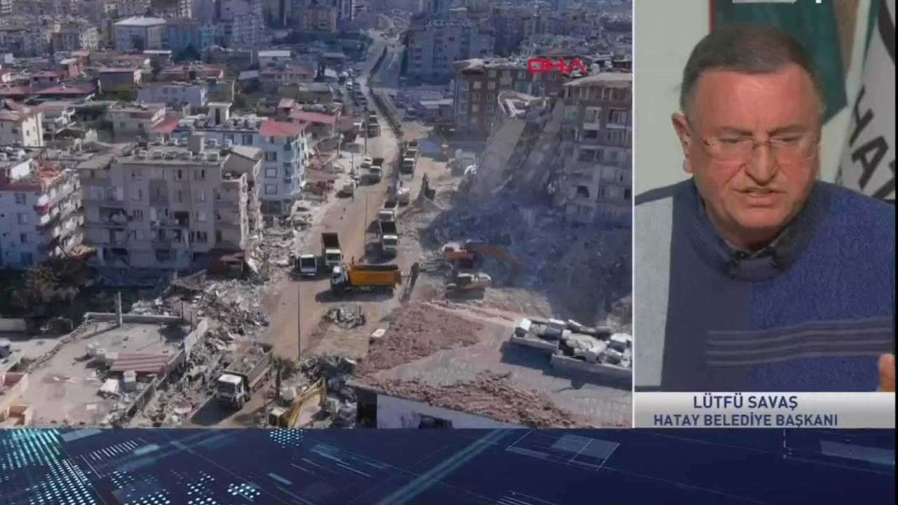 Hatay Büyükşehir Belediye Başkanı Savaş'tan canlı yayına damga vuran istifa açıklaması