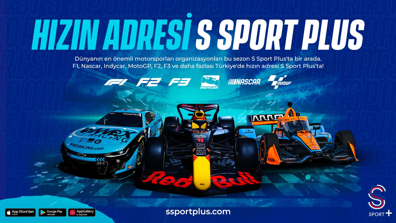 F1, Indycar ve Nascar S Sport Plus’ta başlıyor