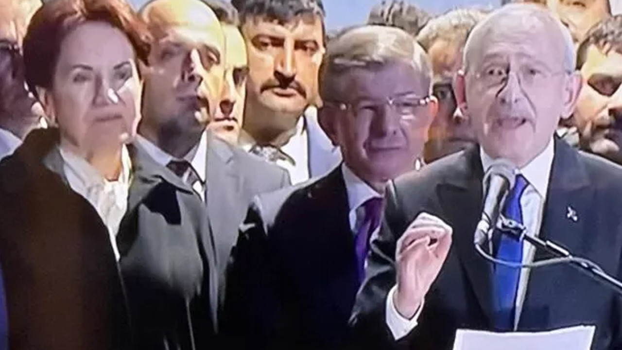 Kılıçdaroğlu konuştuğu sırada Akşener'in yüz ifadesi olay oldu