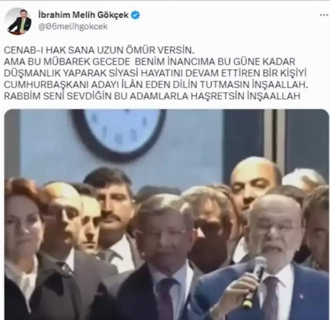 melih gökçek temel temel karamollaoğlu'na beddua etti