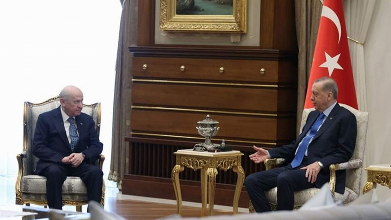 Erdoğan-Bahçeli görüşmesi başladı