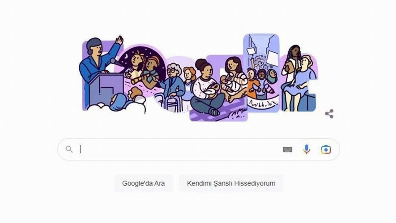 Google da 8 Mart Dünya Kadınlar Günü'nü unutmadı