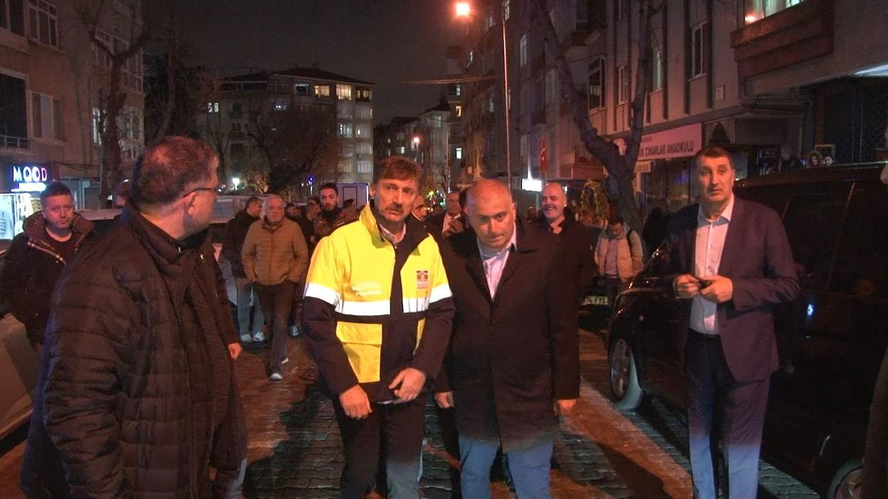 İstanbul'da bir apartmanda çökme! Gece yarısı tahliye edildi - Resim: 3