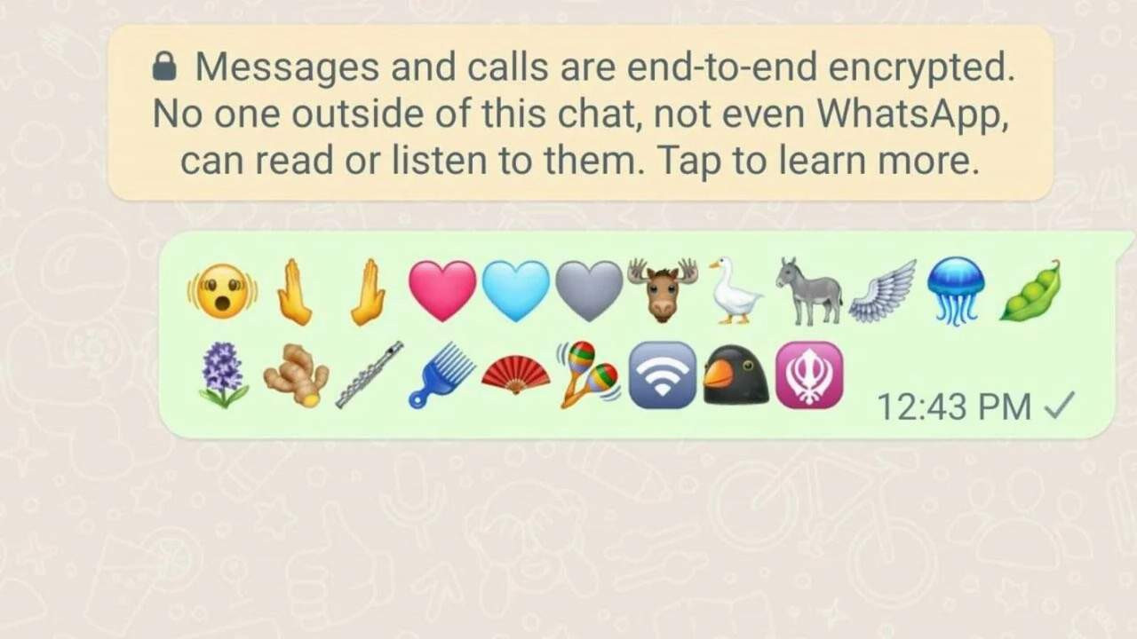 WhatsApp'a 21 yeni emoji geldi