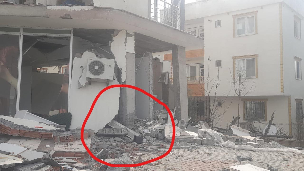 Yeni yapılan binalarda şoke eden görüntü
