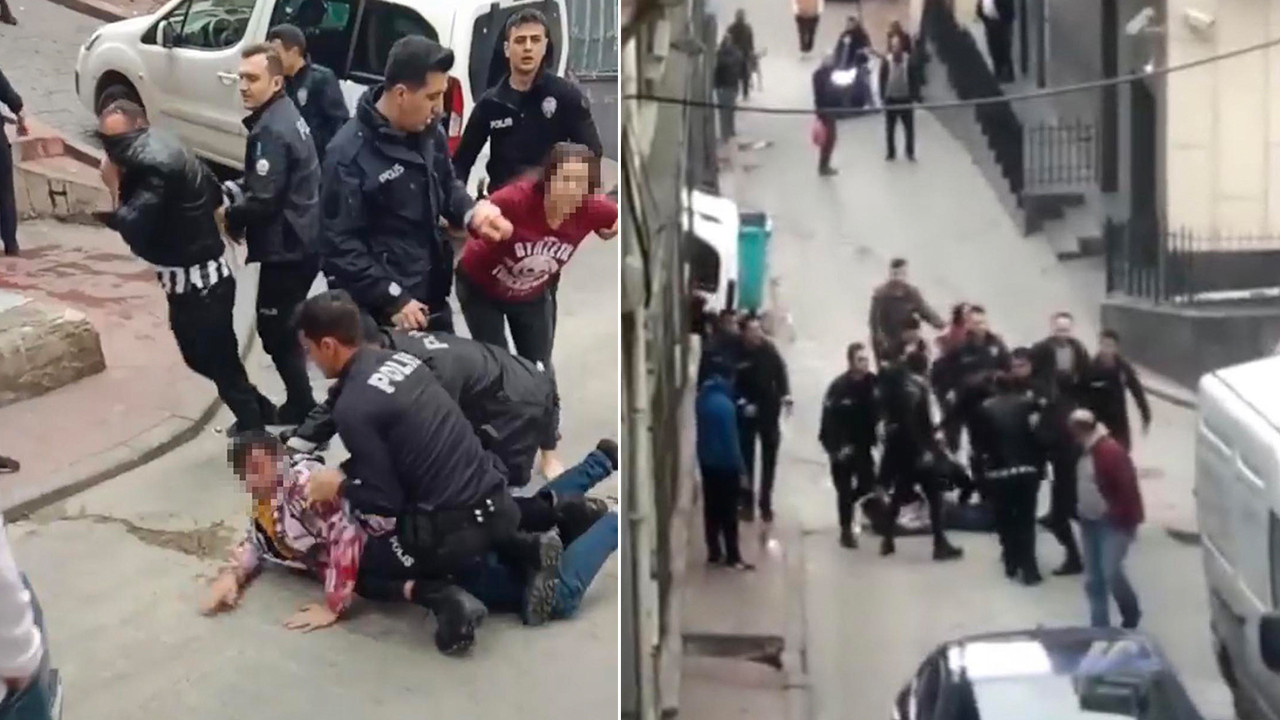 KADES ihbarına giden polislere saldırı! Mahalle savaş alanına döndü