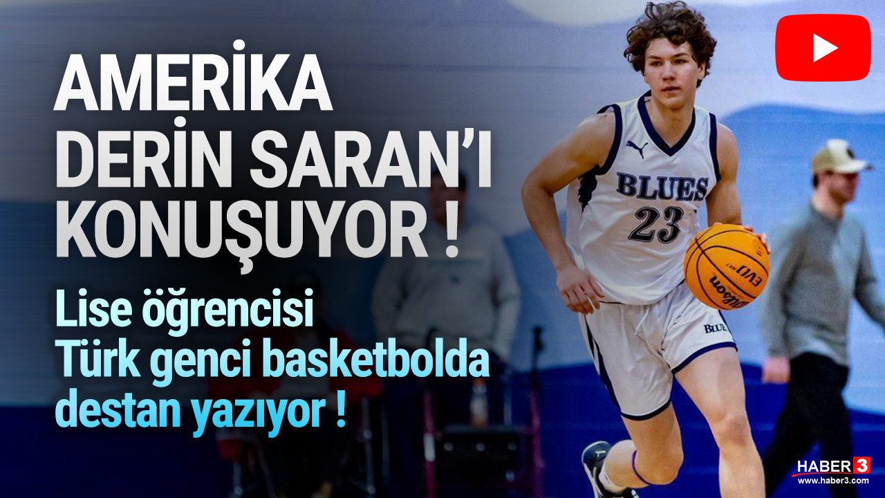 ABD basketbol maçlarında destan yazan liseli Türk genç Derin Saran'ı konuşuyor!